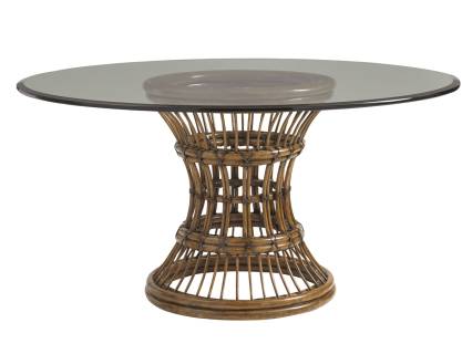 Latitude Dining Table With 60 Inch Glass Top