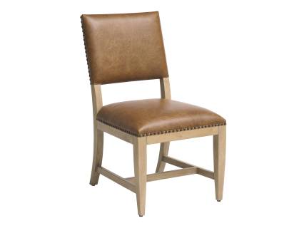 Colburn Leather Upholstered Side Chair