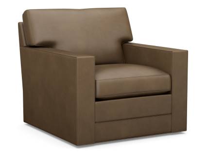 Brayden Leather Swivel Chair