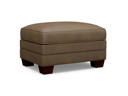 Braxton Leather Ottoman