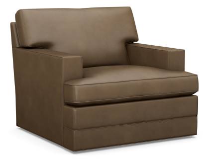 Tyson  Leather Swivel Chair