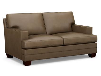 Tyson  Leather Love Seat